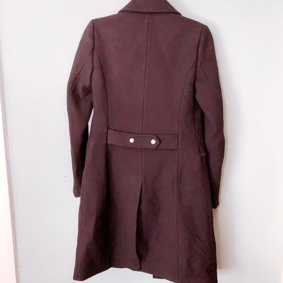 AVEC LES FILLES Wool Blend Twill Coat - Picture 7 of 7